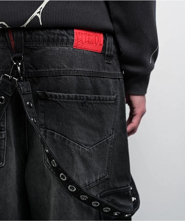 【NONCODE】(Unisex) Renta Side Track Denim Pants Unisex) Renta Side Track Denim Pants - NONCODE | 60% - Asian