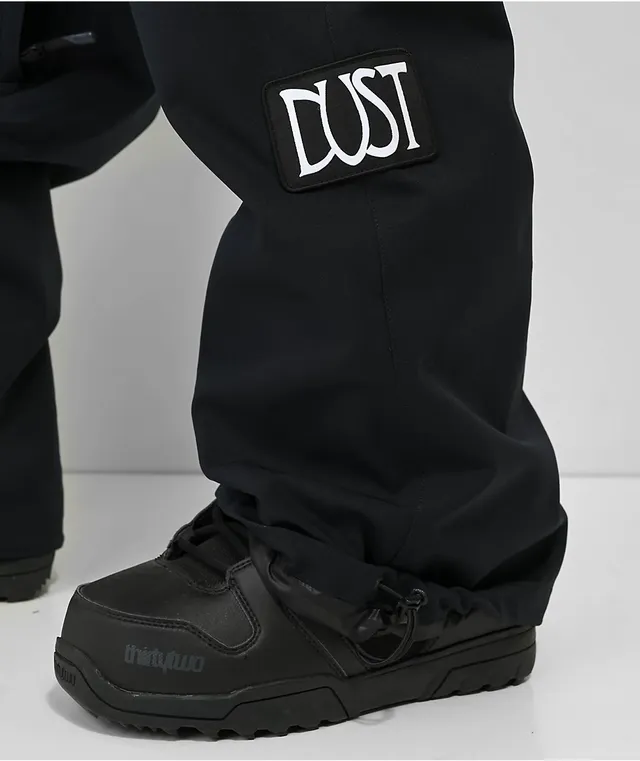 Volcom x Dustbox Black 15K Chino Snowboard Pants | Liberty
