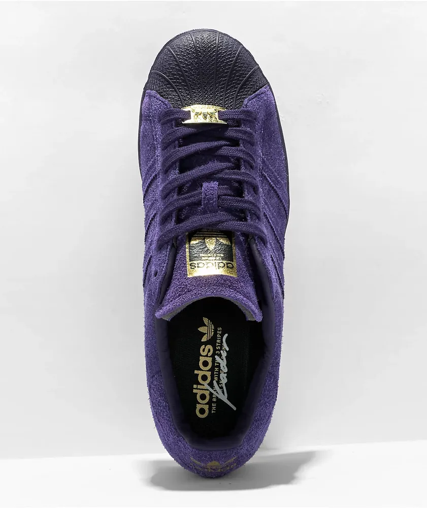 Adidas Superstar ADV by Kader Sylla Purple Skate Shoes at