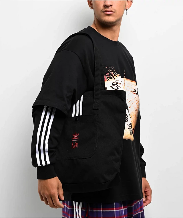 Adidas x Korn Black Tote Bag | MainPlace Mall