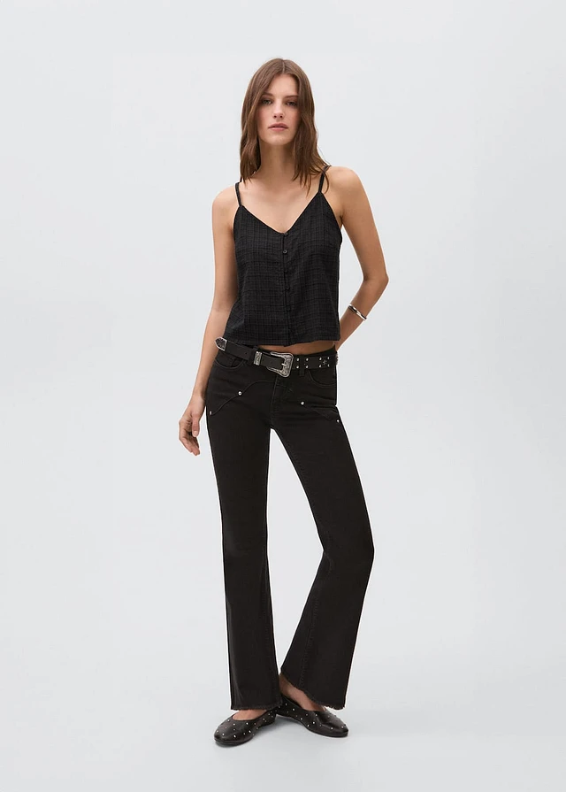 naowish1030 Wolford Neon Check Top Sleeveless | Beverly Center