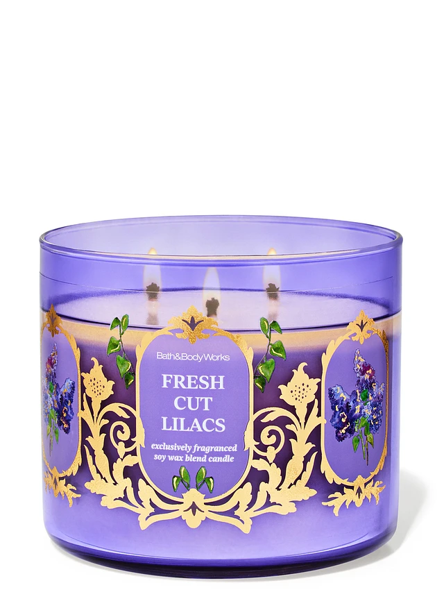 Bath & Body Works Fresh Cut Lilacs 3-Wick Candle | Arden Fair