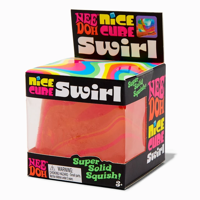 Claire's Schylling® NeeDoh™ Nice Cube Swirl Fidget Toy - Styles