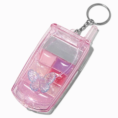 Claire's Snow Bunny Bling Flip Phone Lip Gloss Set | Liberty