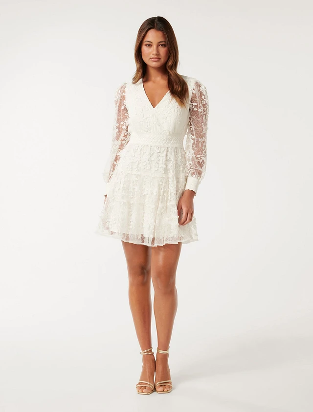 EverNew Frances Lace Mini Dress | Upper Canada Mall