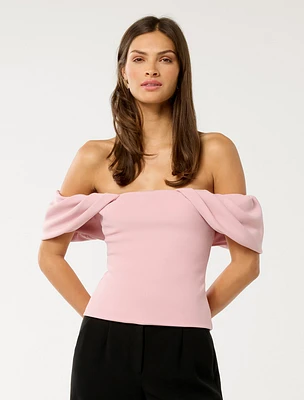 【AMERI】MEDI REBECCA OFF SHOULDER COLOR Ameri（アメリ）の「MEDI REBECCA OFF SHOULDER DRESS