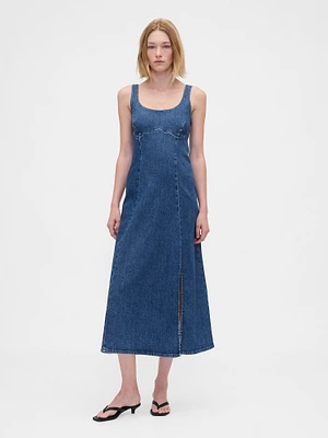 Free People ★ Dex Denim Midi Dress Free People Dex Denim Midi Dress in Blue | Lyst