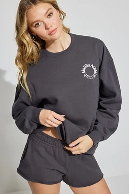 adidas ☆カレッジ☆ブラック☆フードbroken“boro sweat Adidas Women's adidas Originals Cherry Oversized Crewneck
