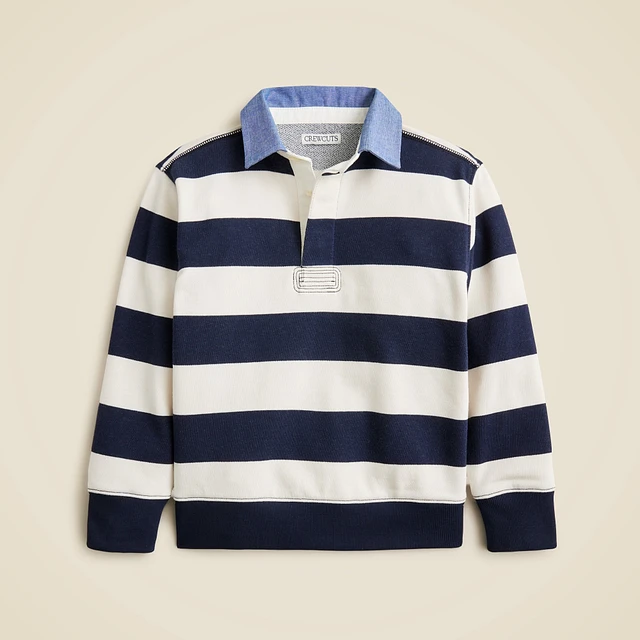 【massnoun】22SS★ RUGBY WAFFLE STRIPE CREWNECK massnoun】22SS☆ RUGBY WAFFLE STRIPE CREWNECK Heritage 14 Oz