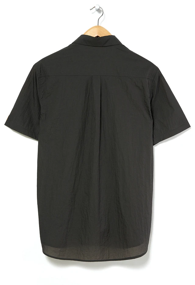 ★CAYL★ MICRO HIKER SHIRTS (Black) CAYL Men's Short Sleeve Nylon Hiker Shirt in Black CAYL