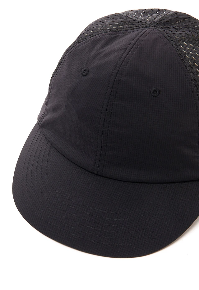 CAYL Stretch Nylon Mesh Cap - Black | King's Cross