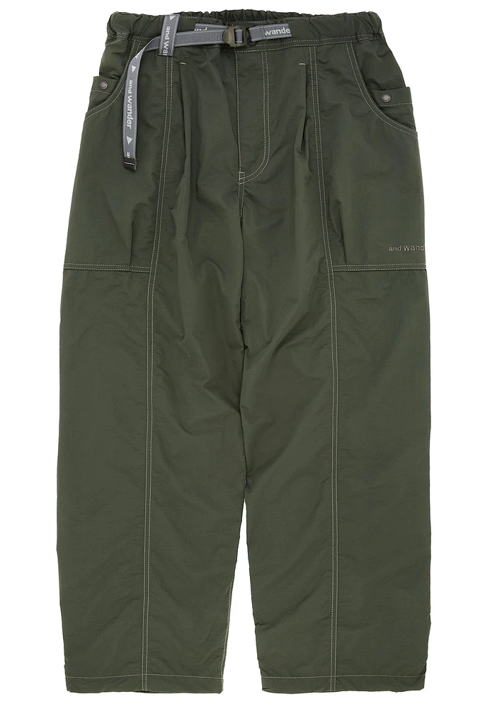 アンドワンダー　PERTEX nylon rip pants アンドワンダー PERTEX nylon rip pants and wander（アンド