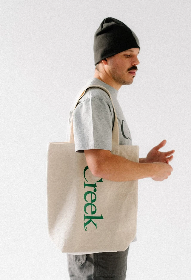 Creek Angler's Device Logo Tote - Natural | King's Cross