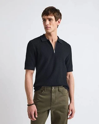 MARNI Half-Zip Short-Sleeve Shirt | Square One