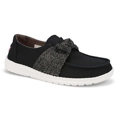 Heydude Women's Wendy Skeletons Casual Shoe - Black | Square One
